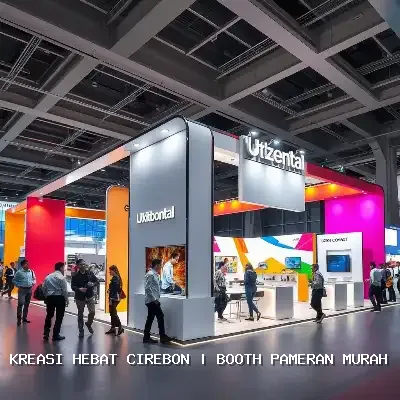 Booth Pameran Murah Cirebon dengan Desain Custom dan Finishing Rapi