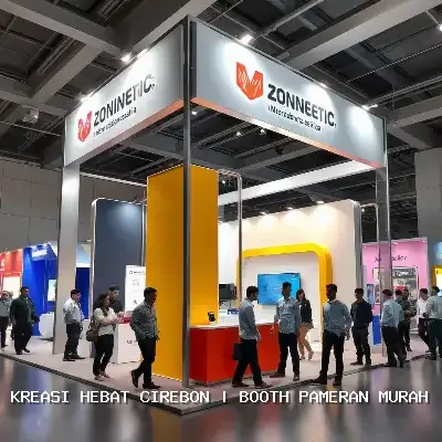 Booth Pameran Murah Cirebon dengan Desain Custom dan Finishing Rapi
