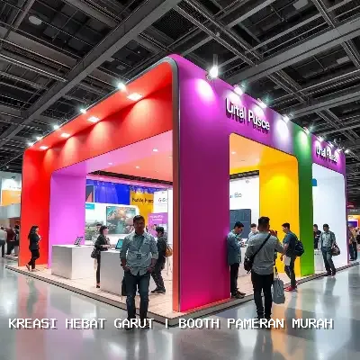 booth pameran murah Garut Desain Custom & Finishing Rapi