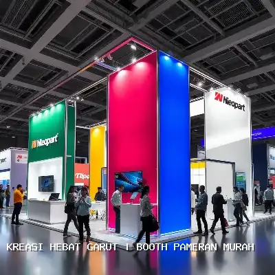 booth pameran murah Garut Desain Custom & Finishing Rapi