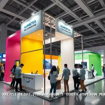 Booth Pameran Murah Pangandaran dengan Desain Custom