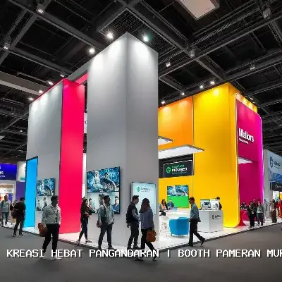 Booth Pameran Murah Pangandaran dengan Desain Custom