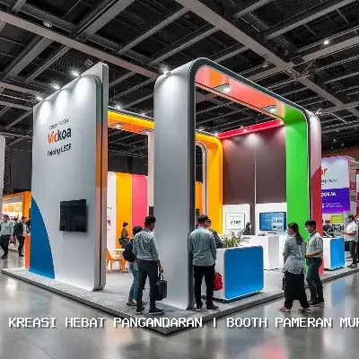 Booth Pameran Murah Pangandaran dengan Desain Custom
