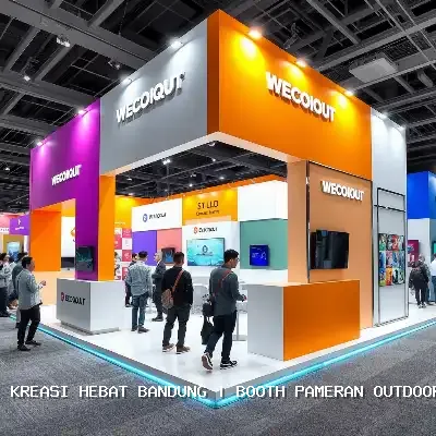 booth pameran outdoor Bandung