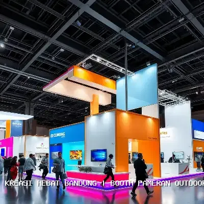 Booth Pameran Outdoor Bandung: Desain Custom & Finishing Rapi