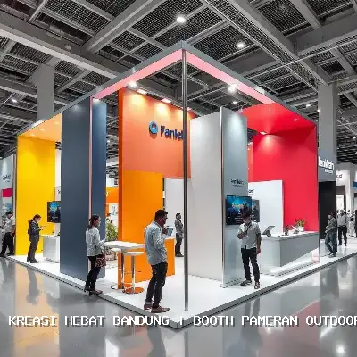 Booth Pameran Outdoor Bandung: Desain Custom & Finishing Rapi