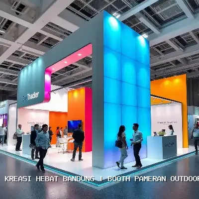 Booth Pameran Outdoor Bandung: Desain Custom & Finishing Rapi