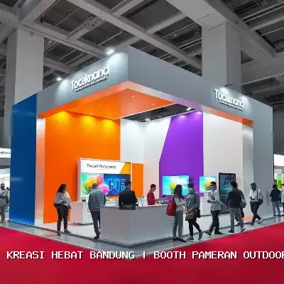 Booth Pameran Outdoor Bandung: Desain Custom & Finishing Rapi