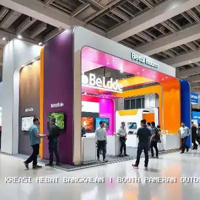 booth pameran outdoor Bangkalan