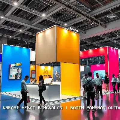 Booth Pameran Outdoor Bangkalan