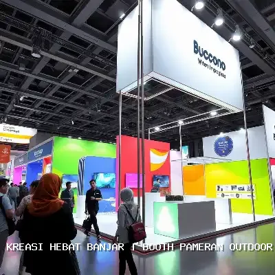 booth pameran outdoor Banjar