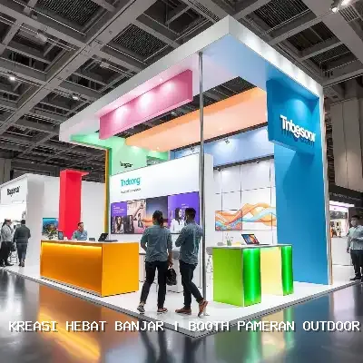 Booth Pameran Outdoor Banjar: Desain Custom dan Finishing Rapi