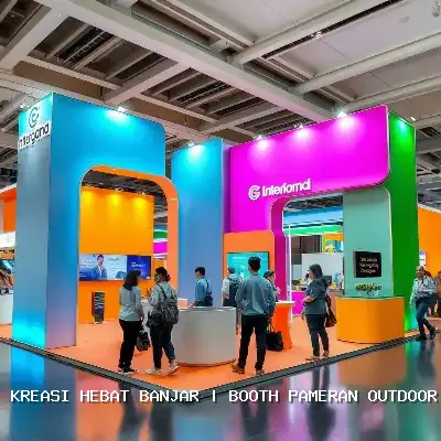 Booth Pameran Outdoor Banjar: Desain Custom dan Finishing Rapi