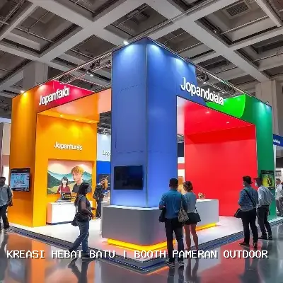Booth Pameran Outdoor Batu