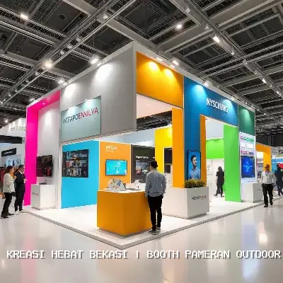 Booth Pameran Outdoor Bekasi: Desain Custom & Finishing Rapi