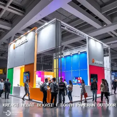 Booth Pameran Outdoor Bekasi: Desain Custom & Finishing Rapi