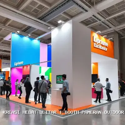 booth pameran outdoor Blitar