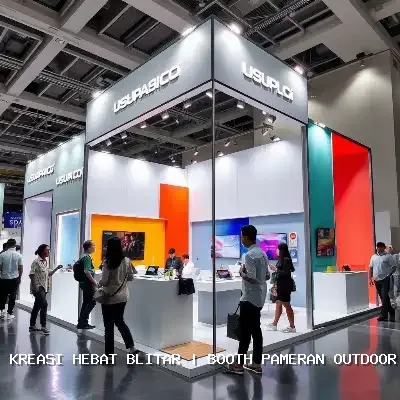 Booth Pameran Outdoor Blitar
