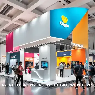 booth pameran outdoor Blora