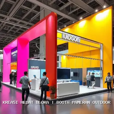 Booth Pameran Outdoor Blora