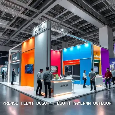 booth pameran outdoor Bogor