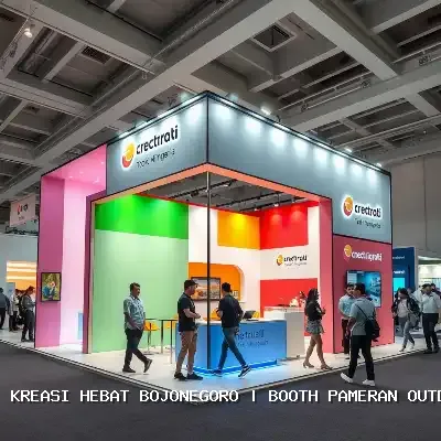booth pameran outdoor Bojonegoro