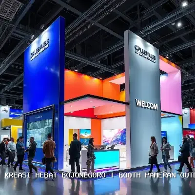 Booth Pameran Outdoor Bojonegoro – Kreasi Hebat