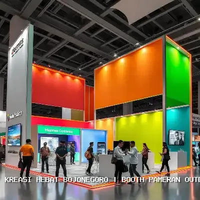 Booth Pameran Outdoor Bojonegoro – Kreasi Hebat