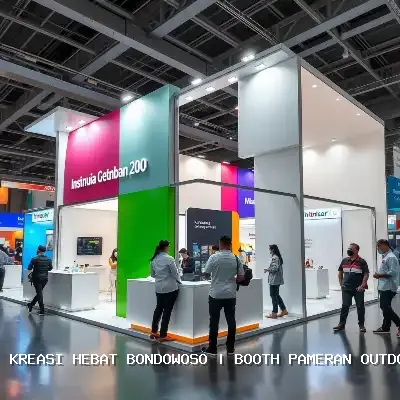 booth pameran outdoor Bondowoso