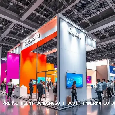 Booth Pameran Outdoor Bondowoso – Kreasi Hebat