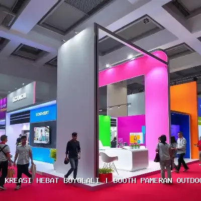 booth pameran outdoor Boyolali
