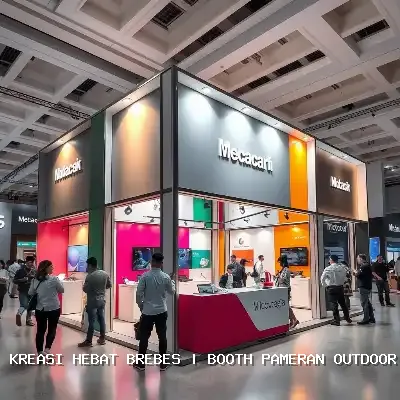 booth pameran outdoor Brebes