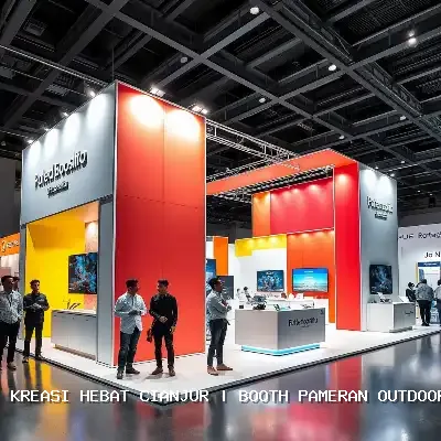 booth pameran outdoor Cianjur