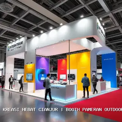 Booth Pameran Outdoor Cianjur: Desain Custom & Finishing Rapi