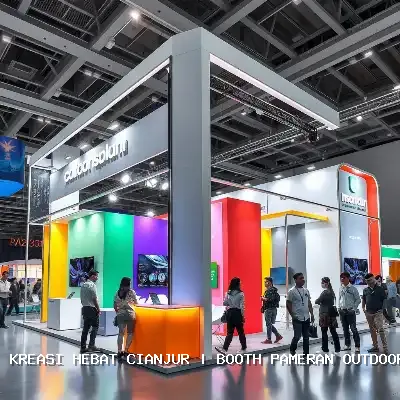 Booth Pameran Outdoor Cianjur: Desain Custom & Finishing Rapi