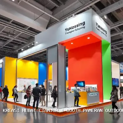Booth Pameran Outdoor Cianjur: Desain Custom & Finishing Rapi