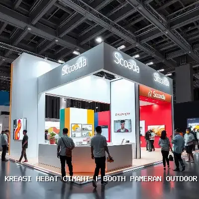 Booth Pameran Outdoor Cimahi: Desain Custom & Finishing Rapi