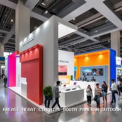 Booth Pameran Outdoor Cimahi: Desain Custom & Finishing Rapi