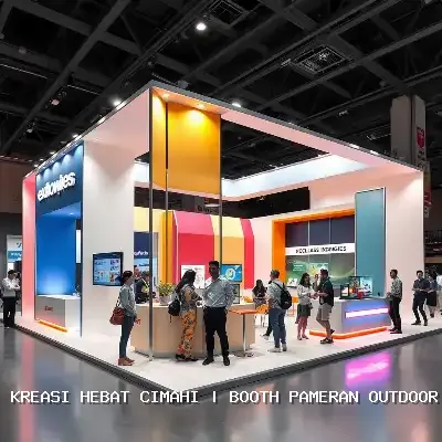 Booth Pameran Outdoor Cimahi: Desain Custom & Finishing Rapi