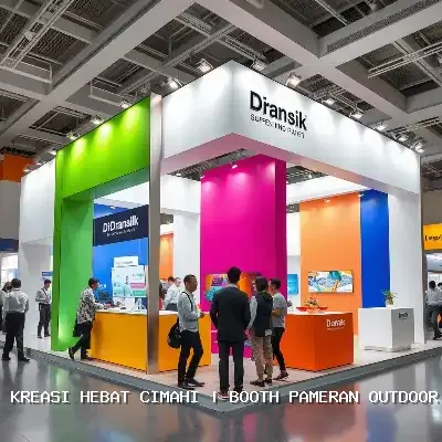 Booth Pameran Outdoor Cimahi: Desain Custom & Finishing Rapi