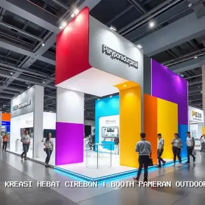 booth pameran outdoor Cirebon