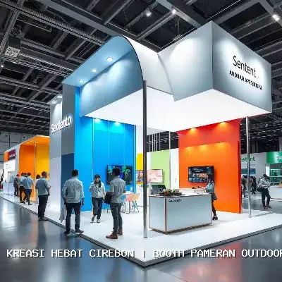 Booth Pameran Outdoor Cirebon: Desain Custom dan Finishing Rapi