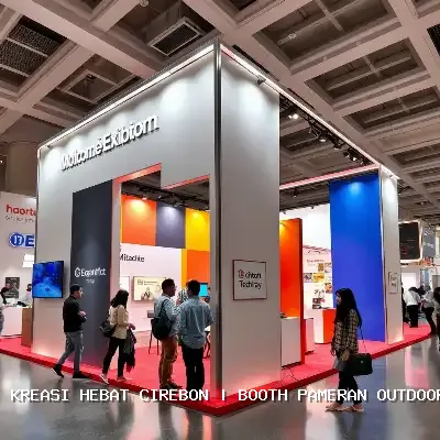 Booth Pameran Outdoor Cirebon: Desain Custom dan Finishing Rapi