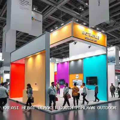booth pameran outdoor Demak