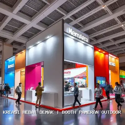 Booth Pameran Outdoor Demak