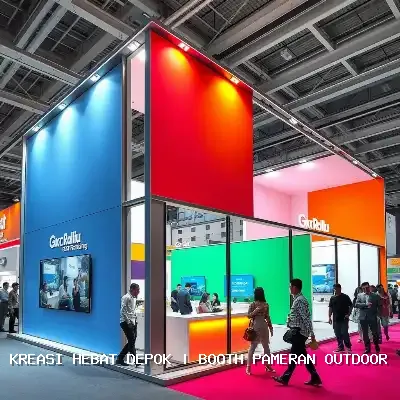 booth pameran outdoor Depok