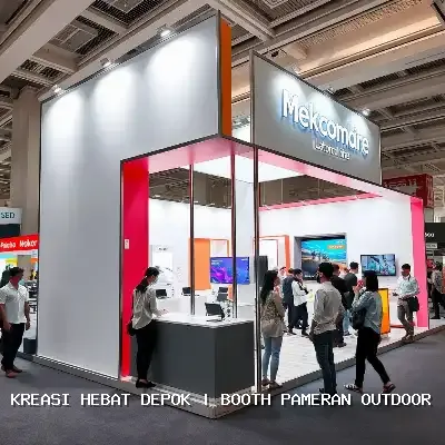 Booth Pameran Outdoor Depok: Desain Custom & Finishing Premium