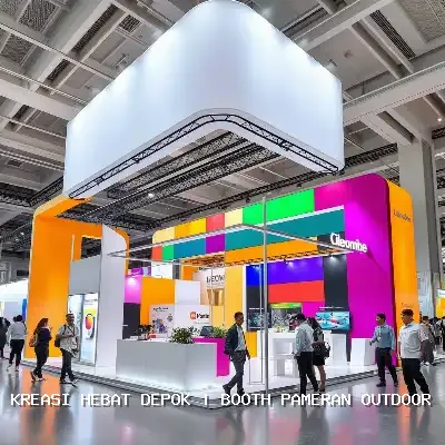 Booth Pameran Outdoor Depok: Desain Custom & Finishing Premium
