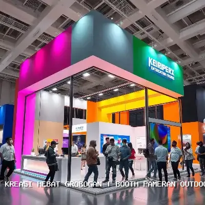 booth pameran outdoor Grobogan