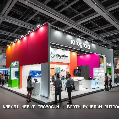 Booth Pameran Outdoor Grobogan: Desain Eksklusif dan Finishing Rapi